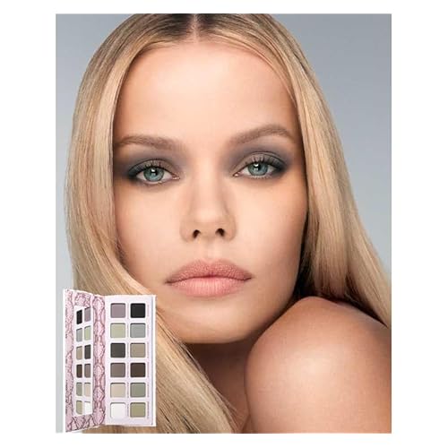 Matte Eyeshadow Palette, All Matte Cool-Toned Eye Shadows Pallet-Natural Soft Eye Makeup Compact Ultra-Pigmented Blendable Long Lasting Silkly Cream Texture Neutral Eyeshadow for Older Women