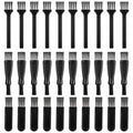 30 Pcs Electric Shaver Cleaning Brush 3 styles Double Sided, Long, Short Razor Brush Replacement for Trimmer Hair Clipper Keyboard Cleaning (Black)
