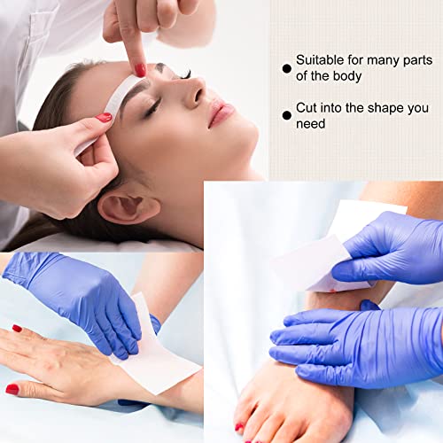 Leelosp 500 Pack Large Non Woven Wax Strips for Body and Facial Hair Removal, Different Sizes - Soft Waxing Paper for Effortless Hair Removal