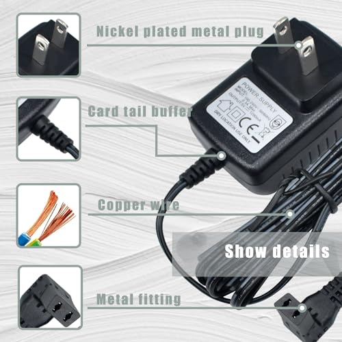 Charger for Wahl Trimmer 9864SS, SS2L, WSS3L, 9818A, 5616L, 5701,9870, 9884L2, 9896, 9899, Fit 9864 Stainless Steel Lithium Ion 2.0+ Beard Trimmer