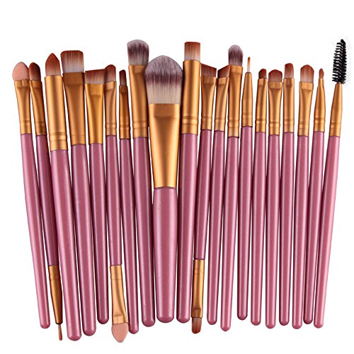 20pcs Makeup BRUSHES Kit Set Powder Foundation Eyeshadow Eyeliner Lip Brush NEW ¡¦ (WHITE + GOLD)