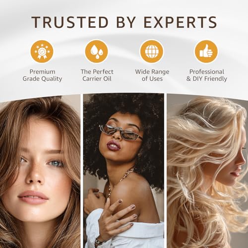 ORGANIC CASTOR OIL ( 8 oz ) Premium Cold Pressed Unrefined | 100% Natural Promotes Healthy Skin & Hair | Thickens Eyebrows Lengthens Eyelashes | Strengthens Nails Cuticles | Massage Oil | 8 FL OZ