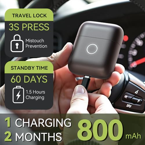 KEMEI Hair Trimmer for Men, Professional Hair Clippers Cordless Zero Gapped Trimmer with LCD Display Trimmers for Barbers with T Blade Beard Trimmers 3 Adjustable Speeds KM-1919 Silver