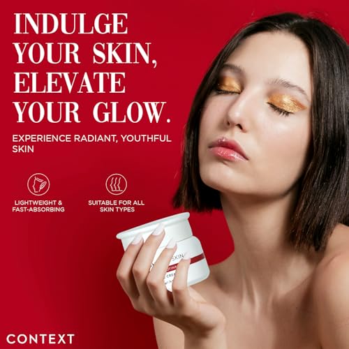 CONTEXT SKIN Retinol Face Cream - Hydrating Retinol Cream for Face, Moisturizes & Smooths Fine Lines, Enhances Skin Texture & Tone, Daily Skincare Essential for Radiant Complexion - 1.76 Fl oz