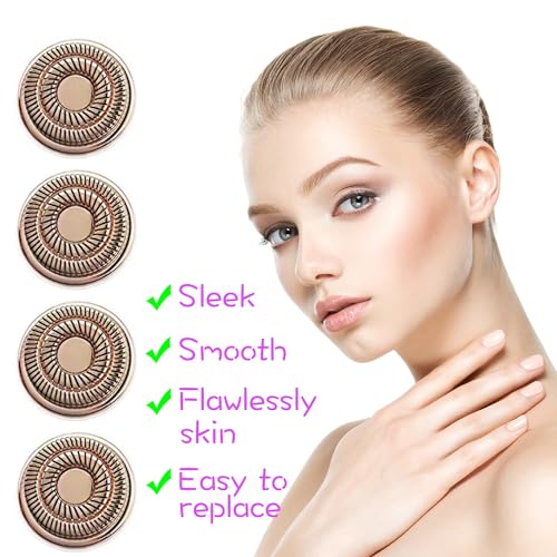 Replacement Heads for Finishing Touch Flawless Generation 2 Facial Hair Remover, 6 Count