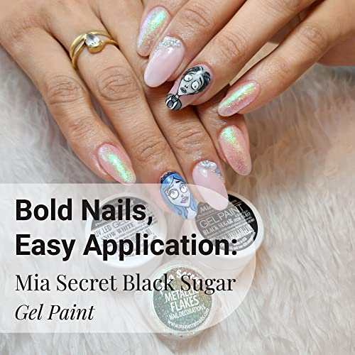 Mia Secret Professional Nail System UV/LED Gel Paint - 5 grams (Black Sugar)