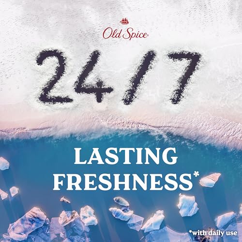 Old Spice GentleMan's Exfoliating & Moisturizing Body Wash for Men, 24/7 Shower Fresh with Long Lasting Scent, Renewing Vitamin B3 Blend, Himalayan Sea Salt + Glacier Water Scent, 26 oz