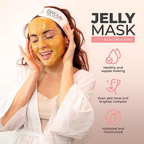 BR?UN Jelly Mask Bundle of 24 Different Treatment Flavors - Spa Set of Rubber Peel off 30 Masks for Teenagers, Men and Women