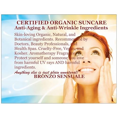 SPF 30 Sunscreen Protective Golden Tanning Organic Carrot Oil 8.5 Ounces