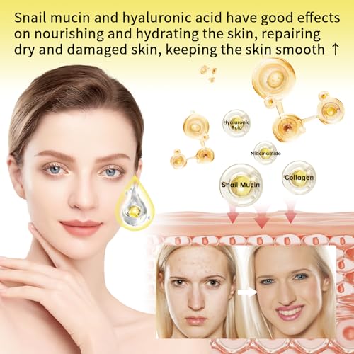 Collagen Skincare Set For Teen Girls, Anti Wrinkle & Repair Face Skin Care Gift Set With Face Cleanser, Serum, Face Cream, Eye Cream, 4 PCS Peptides Facial Kit Travel Size For Women.