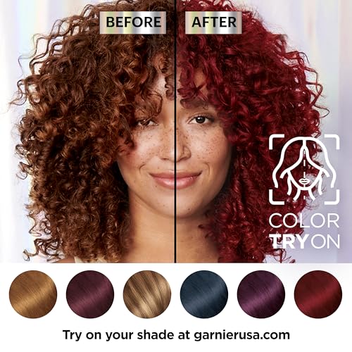 Garnier Hair Color Nutrisse Ultra Color Nourishing Creme, BL21 Reflective Blue Black (Blackberry Mojito) Permanent Hair Dye, 1 Count (Packaging May Vary) (Pack of 2)