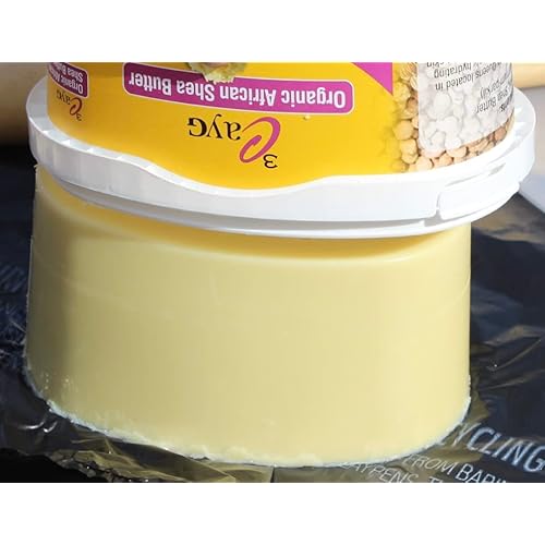 3CAYG 1 lb Unrefined Shea Butter for Hair, Skin, and Nails
