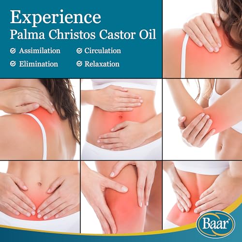 Baar Organic Castor Oil for Eyelash, Eyebrow and Hair Renewal, Skin Repair and Protection, Detox & Cleansing and Relief for Sore Muscles and Stiff Joints, Cold Pressed, Hexane Free, 128 fl oz / 1 gal