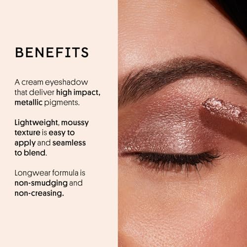 Winky Lux Chandelier Shimmer Cream Eyeshadow - Liquid Glitter Eyeshadow, Long Lasting Crease Free, One Swipe Coverage and Sparkle, Gold, Bottle Pop