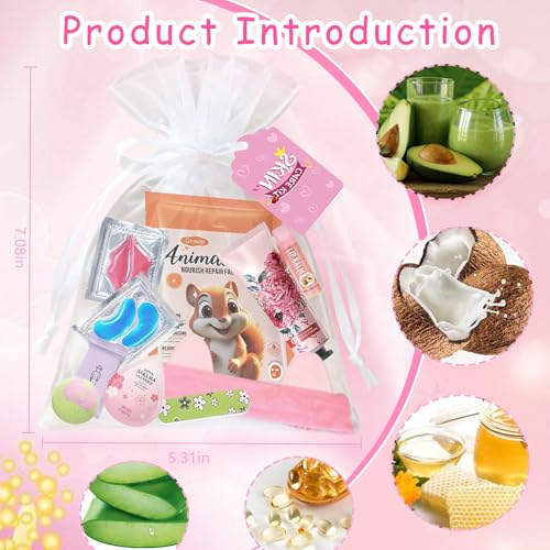 144 PCS Spa Party Supplies for Women,Spa Day Favors Essentials Include Face Masks Skincare, Games, Lip Balm, Under Eye Patches, Foot Bath Bomb,Sleepover Party Supplies Birthday Kit for Women Gift Set