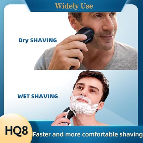 3 Pcs Upgraded HQ8 Replacement Heads Fit for ss Norelcos 7250XL 7240XL 7310XL AT830 PT735, Men's Shaver Heads Blades Cutter Replacement, Dry and Wet Shaving & Easy to Clean£¬Razor Accessories