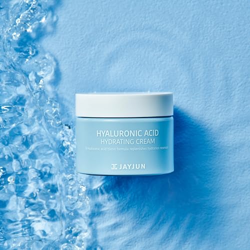 JAYJUN Hyaluronic Acid Hydrating Cream 50g - Lightweight Daily Moisturizer with 8-Weight Hyaluronic Acids & Panthenol