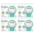 Schick Intuition Sensitive(Aloe) Renewing Moisture Women Razor Refill Cartridges, 12 count(4Pack), New Version 2022