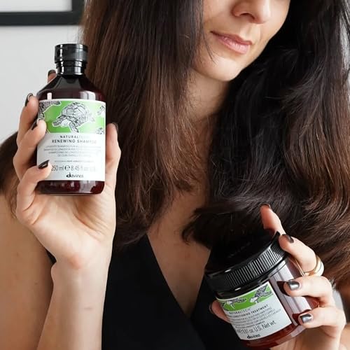 Davines Naturaltech Renewing Conditioning Treatment, Anti-Aging & Maintenance for All Hair Types / Aging - With Hair Longevity Complex - Prolongs Hair Lifecycle, 8.45 Fl Oz