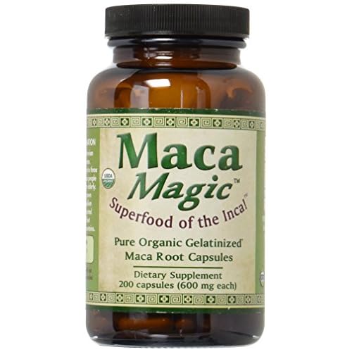 Maca Magic Organic Capsules, 200 Count