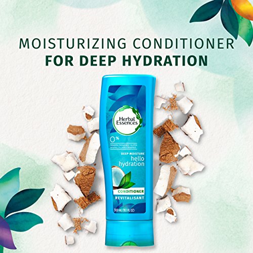 Herbal Essences Hello Hydration Moisturizing Hair Conditioner, Blue, 10.1 Fl Oz