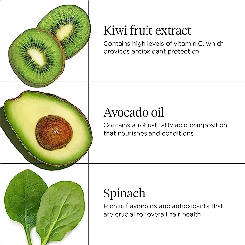 Briogeo Superfoods Avocado + Kiwi Mega Moisture Mask, Protein-Free, Deep Hydration, Enhance Shine, Moisturizing Mask for Dry Hair, Lock In Moisture, Vegan, Cruelty-Free, 2 fl oz