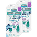 Schick Hydro Silk Disposable Razors for Women, 3 Count (Pack of 2)