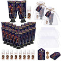 24 Sets Christian Hand Cream and Lip Balm Gift Set Christian Gift for Women Travel Size Hand Lotion Bible Verse Lip Balm Bulk for Baby Bridal Shower Mom Black History Month(African American)