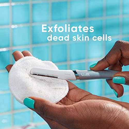 Gillette Venus Facial Razor Refills, Dermaplaning Exfoliating Replacement Blades, 4-Count