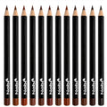 Nabi 12-Piece Brown Lip Liner Pencil Set - Assorted Brown Tones | Long-Lasting Creamy Formula | Lip Makeup Kit for Women