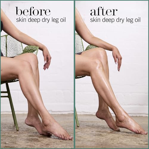 THISWORKS Skin Deep Dry Leg Oil ? 100% Natural Body Oil Moisturizer with 13 Essential Oils & 6 Cold-Pressed Plant Oils, Hydrates & Nourishes Dry Skin, 5 oz / 150ml