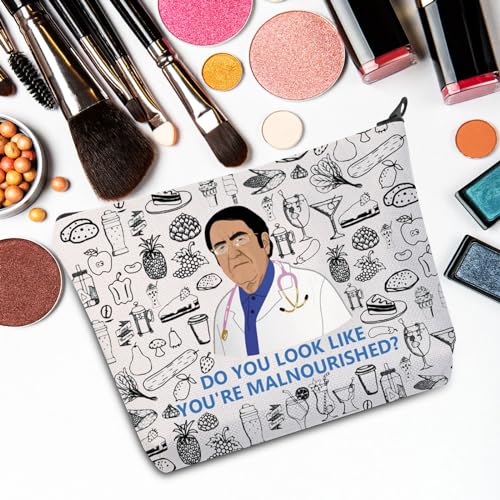 JNIAP Dr Now Makeup Bag Dr.Now Merchandise Do You Look Like You're Malnourished Dr Now Gifts (Do you look mb)