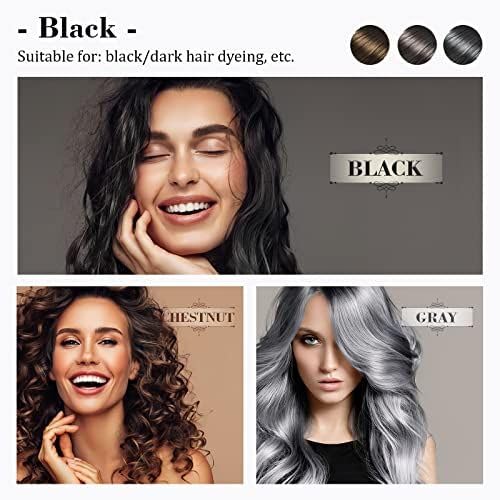 Eye Brow Pencils for Women - Waterproof Microblading Eyebrow Pencil, Four Tip Eye Brow Makeup Pen to Effortlessly Create Hair Like Natural Brows (Black)