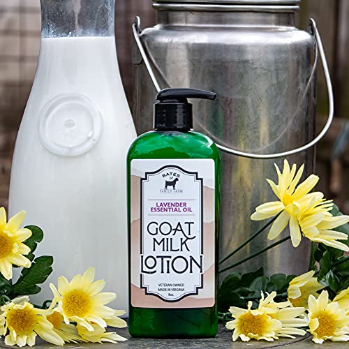 Goat Milk, Essential Oil, and Shea Butter Lotion 8 oz (Lavender)