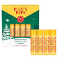 Burt¡¯s Bees Christmas Gifts, 4 Lip Balm Stocking Stuffers Products, Beeswax Bounty Classic Set - Original Beeswax Moisturizing Lip Balm (Pack of 4)