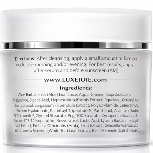 Radiant Antioxidant Moisture Creme 1.7 oz Squalane Face Cream for Women Aging Skin For Dry, Sensitive, Facial Moisturizer Wrinkles Dark Spots Sun Damage