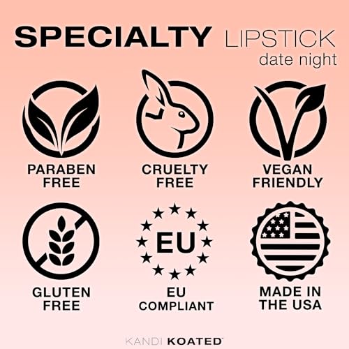 Kandi Koated Date Night Lipstick - Special Edition Creamy Matte Lip Color Kandi Burruss | Luxurious Packaging | Creamy Texture, Rich Colors, Paraben-Free, Cruelty-Free Lipstick | Beauty & Makeup