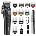 KEMEI Professional Hair Clippers for Men, Cordless Hair Cutting Kits£¬Rechargeable Hair & Beard Trimmer Barber Clippers, KM-1858