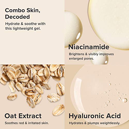Paula's Choice SKIN BALANCING Invisible Finish Gel Face Moisturizer with Niacinamide & Hyaluronic Acid, Lightweight Face Gel Cream for Large Pores & Oily Combination Skin, Fragrance-Free, 2oz