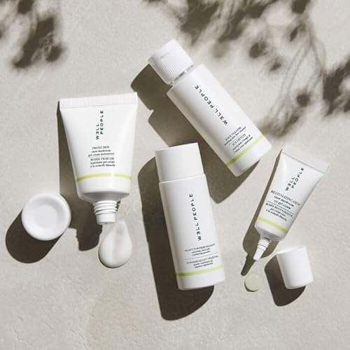 Well People Plant Power Skincare Starter Mini Set, Step-by-Step Skincare Kit For Cleansing, Hydrating, Exfoliating & Nourishing, Vegan & Cruelty-free (Pack of 2)