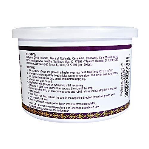 Waxness Wax Necessities Polymer Blend Luxury Italian Velvet Soft Wax Tin 14 Ounces (Pack of 2)