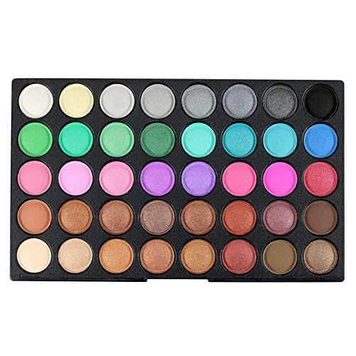 120 Colors Hightlight Eyeshadow Palette Makeup Gift Set, Pure Vie Professional Long Lasting Waterproof Matte Highly Pigments Shiny Shimmers Glitter Makeup Palette Colorful Cosmetic Eye Shadow Pallet