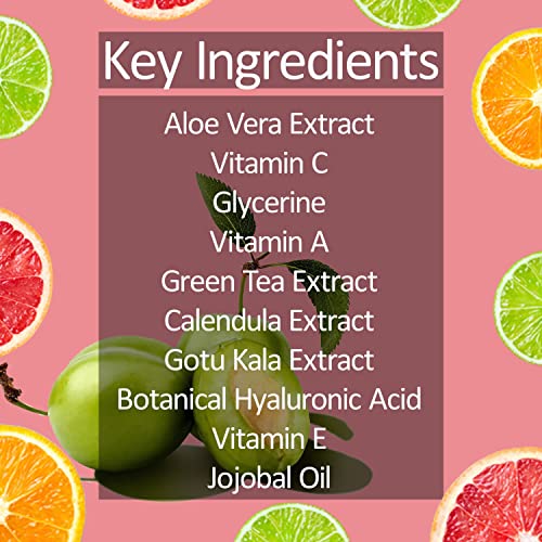d?ve herbes Plant Based Vitamin C Face Serum with Hyaluronic Acid & Vitamin A & E for Personal Care 30ml (1 oz) with Free Pure Vitamin E Oil 10ml (0.33 oz)