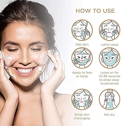 Lighten-Up Lactic Acid Exfoliating Soap, 7.7 oz / 200 g, Brightening Bar, AHA Soaps for Knees, Body, Armpits, with Shea Butter, Apricot, Milk Protein