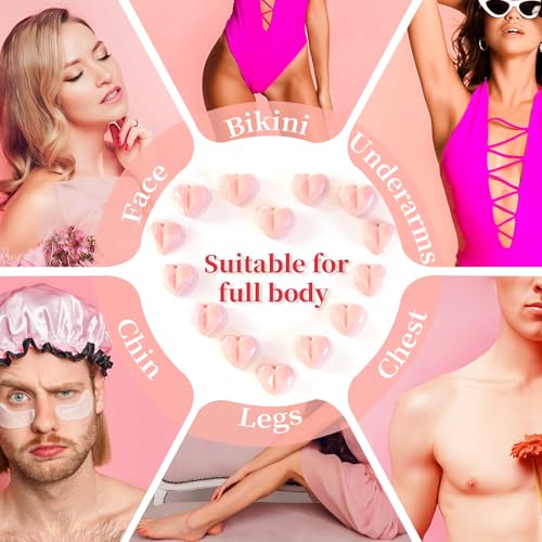 Chulan 5lb Hard Wax Beads Bulk, Big Bag Waxing Bead, Hypoallergenic Wax Beans for Sensitive Skin, Body, Brazilian, Bikini, Legs, Face, Coarse Hair Removal, Spa Solon Professional Waxing Refill Pink
