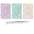Mardi Gras Face Gems Self-Adhesive Face Jewels Stickers for Makeup, Green Purple Gold Festival Glitter for Mardi Gras Rave Accessories Hair Gems, Rhinestone Stickers for Face, Eye, Makeup, Body