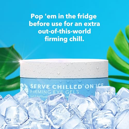 Patchology Serve Chilled On Ice Firming Under Eye Mask Patches with Peptides, Cloudberry Oil & Bakuchiol ? Hydrogel Patches for Dark Circles, Puffiness, Fine Lines ? Ideal Travel Essential - 15 Pairs