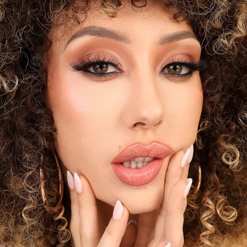 The Lip Bar Soft Kisses Nourishing Vegan Lipstick, with Moisturizing Mango Seed Butter, Satin Finish, Goal Mine - Soft Pink Nude