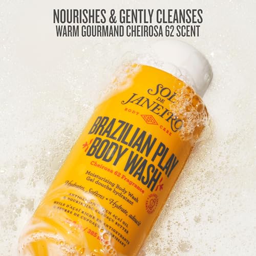 Sol de Janeiro Brazilian Play Body Wash & Bum Bum Body Scrub Shower Duo, Amazon Exclusive