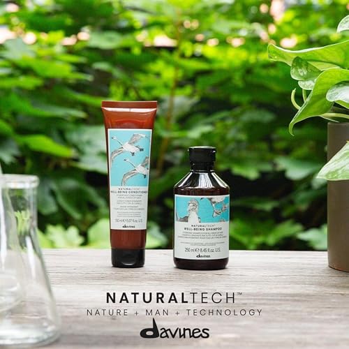 Davines Naturaltech WELLBEING Shampoo & Conditioner, Light And Gentle Cleansing To Moisturize, Protect and Enrich Without Changing Hair's Structure